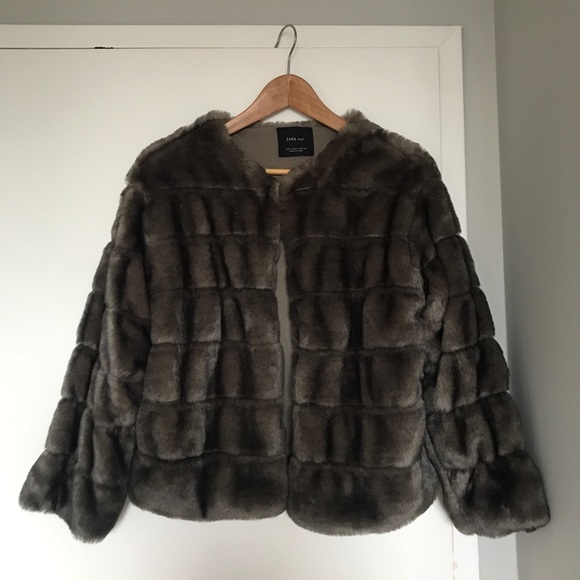 Zara Faux Fur Jacket